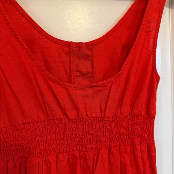 Arizona Jean Company red tiered cottagecore Dress size XS coquette Americana - Picture 9 of 10